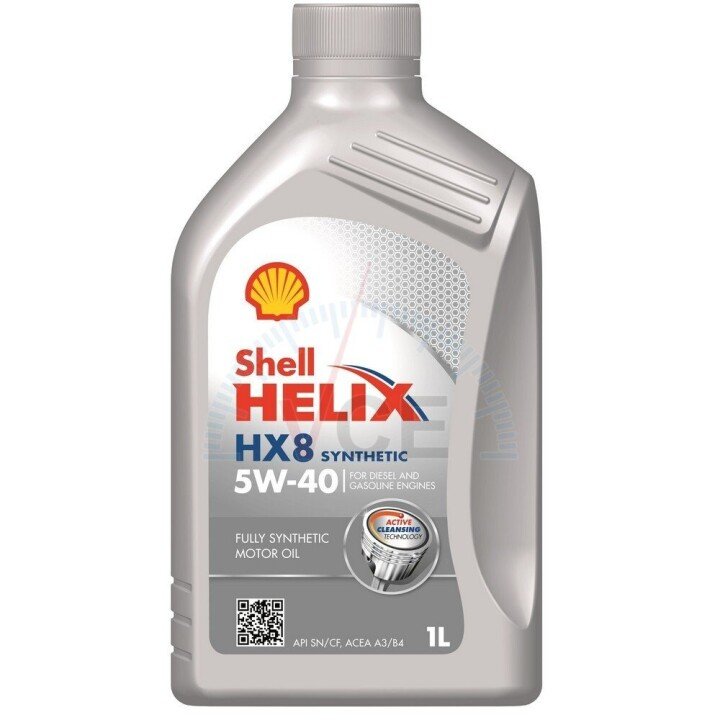 Моторна олива Helix HX8 Synthetic 5W-40 (SN/CF, A3/B4, MB229.3) 1л SHELL 4107484 (фото 1)