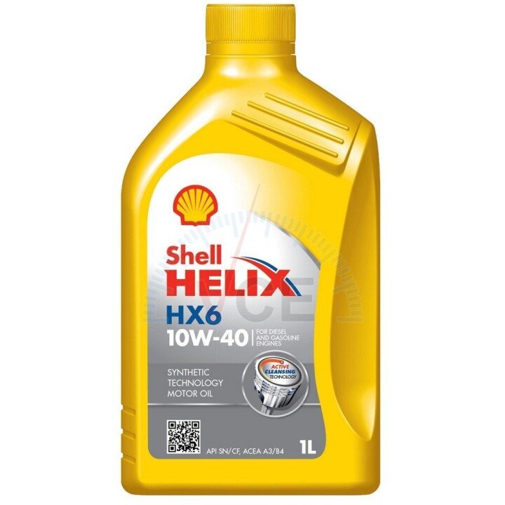 Моторное масло Helix HX6 10W-40 (SN/CF A3/B3) 1л SHELL 550039790 (фото 1)