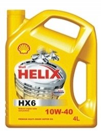 Масло двигателя helix hx6 10w40 4л (a3/b3|a3/b4|cf | SHELL 550039792 (фото 1)