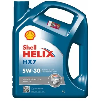 Моторное масло Helix HX7 5W-30 (SL/CF A3/B4) 4л SHELL 550040004