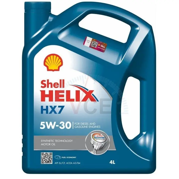 Моторное масло Helix HX7 5W-30 (SL/CF A3/B4) 4л SHELL 550040004 (фото 1)