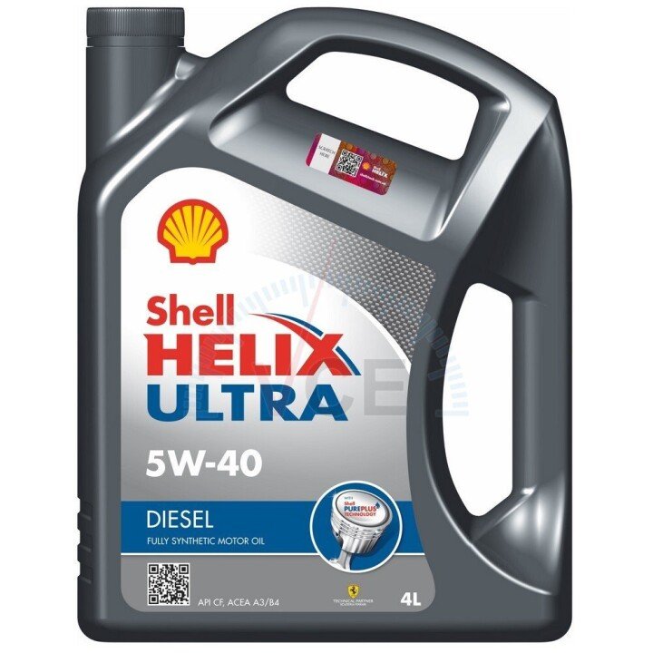 Моторное масло Helix Ultra Diesel 5W-40 (CF, A3/B4 + OEMs) 4л SHELL 550040558 (фото 1)