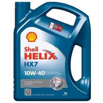 Моторна олива Helix HX7 10W-40 (SN/CF A3/B4) 5л SHELL 550046274 (фото 1)