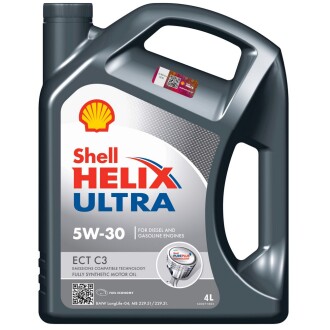 Моторное масло Helix Ultra ECT C3 5W-30 (BMW LL-04, MB229.51) 4л SHELL 550050441