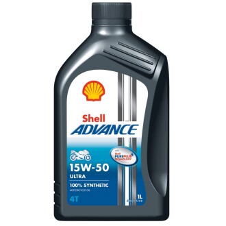 Моторна олива Advance 4T Ultra 15W-50 1л SHELL 550053587