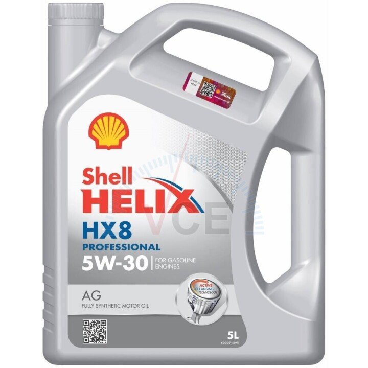 Моторна олива Helix HX8 Professional AG 5W-30 (API SP, ILSAC GF-5, Dexos1 Gen2) 5л SHELL 550054289 (фото 1)