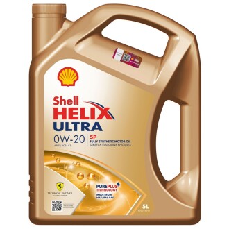 5л масло helix ultra sp 0w-20 (api sp, асеа c5) SHELL 550063071