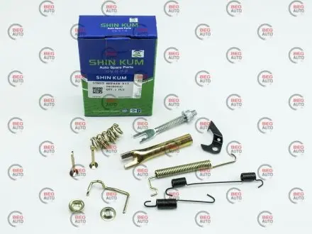 Ремкомплект колодок тормозных daewoo matiz, chery qq прав. барабан. (полный) корр. уп. SHINKUM 94580432