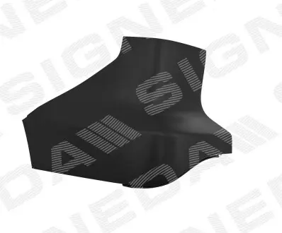 Угол заднего бампера SIGNEDA PHD04168PAL