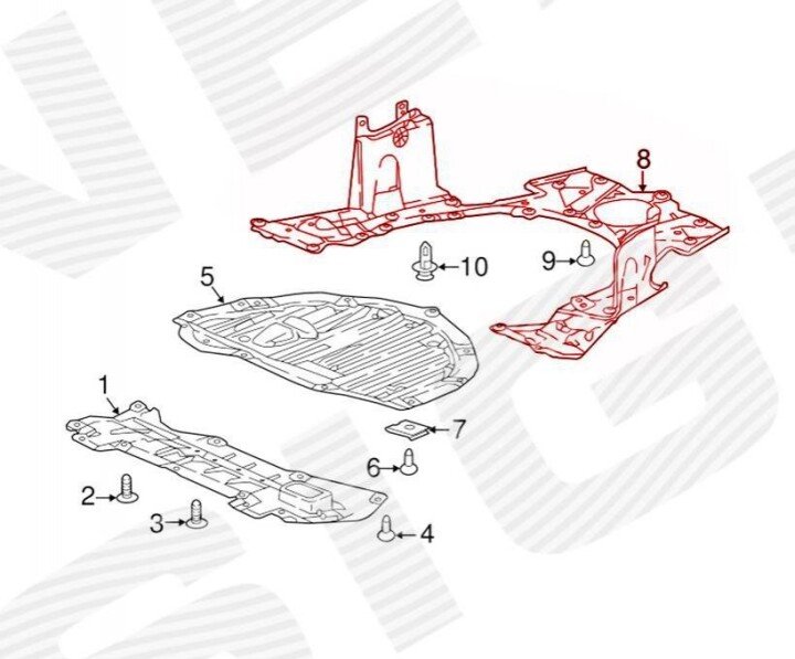 Захист двигуна SIGNEDA PHD60038A (фото 1)