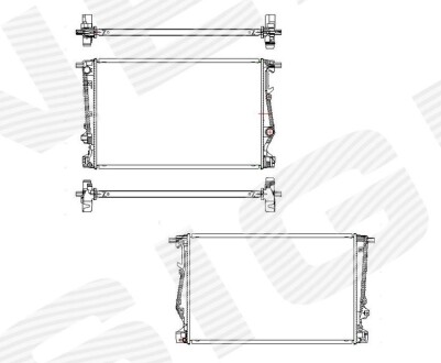 Радіатор SIGNEDA RA13401