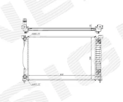 Радіатор SIGNEDA RA60305A