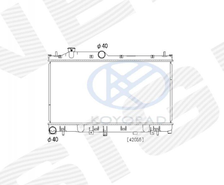 Радіатор subaru legacy, 14 - 17 SIGNEDA RA606532Q (фото 1)