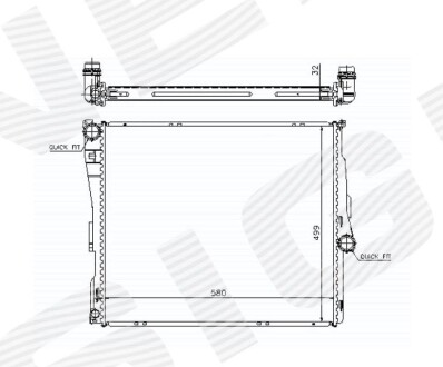 Радіатор SIGNEDA RA60803A