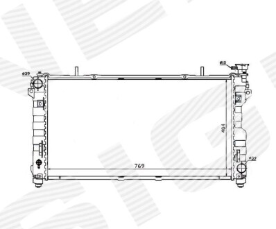 Радиатор SIGNEDA RA61005Q