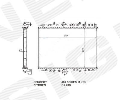 Радиатор SIGNEDA RA61291Q