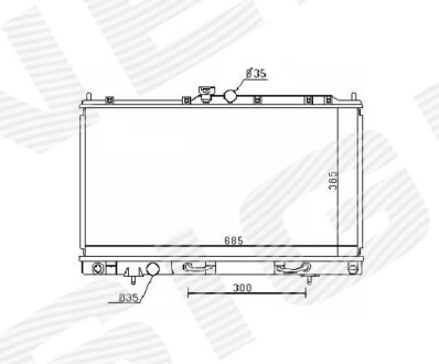 Радиатор SIGNEDA RA62894Q