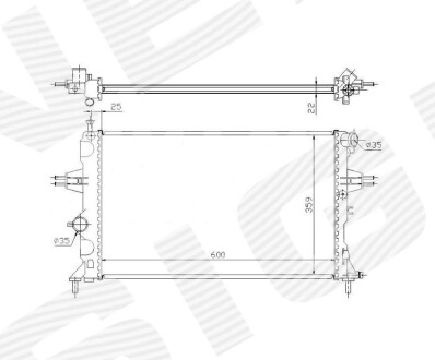 Радиатор SIGNEDA RA630041