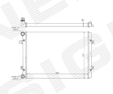 Радиатор SIGNEDA RA65014