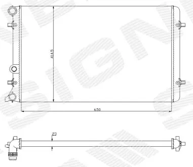 Радіатор SIGNEDA RA65201A