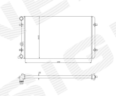 Радиатор SIGNEDA RA65201Q