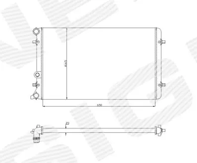 Радіатор SIGNEDA RA65201Q
