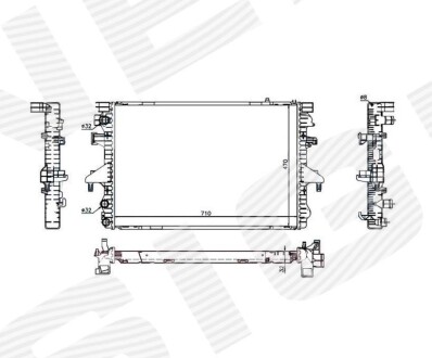 Радиатор SIGNEDA RA65282Q