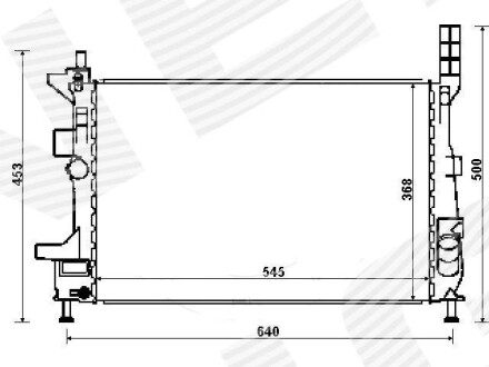 Радіатор SIGNEDA RA66860Q