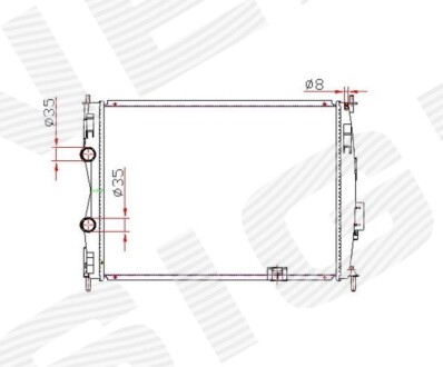 Радіатор SIGNEDA RA67363