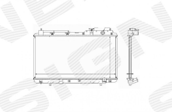 Радіатор SIGNEDA RA68101A (фото 1)
