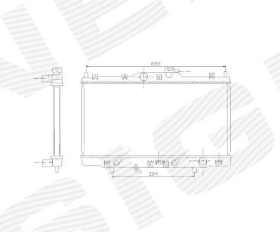 Радіатор SIGNEDA RA68103A