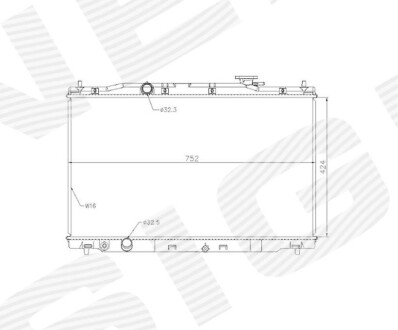 Радіатор SIGNEDA RAHDA131 (фото 1)