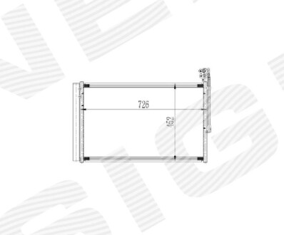 Радиатор кондиционера SIGNEDA RC940157