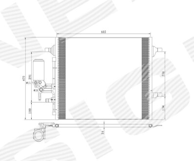 Радиатор SIGNEDA RC940159