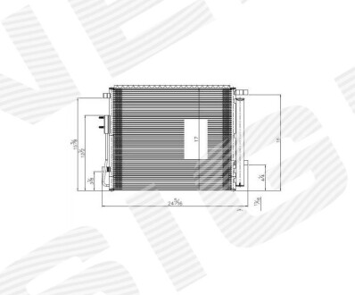 Радиатор кондиционера SIGNEDA RC940391