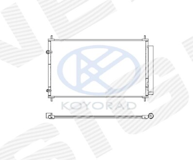 Радіатор кондиціонера SIGNEDA RC940804K