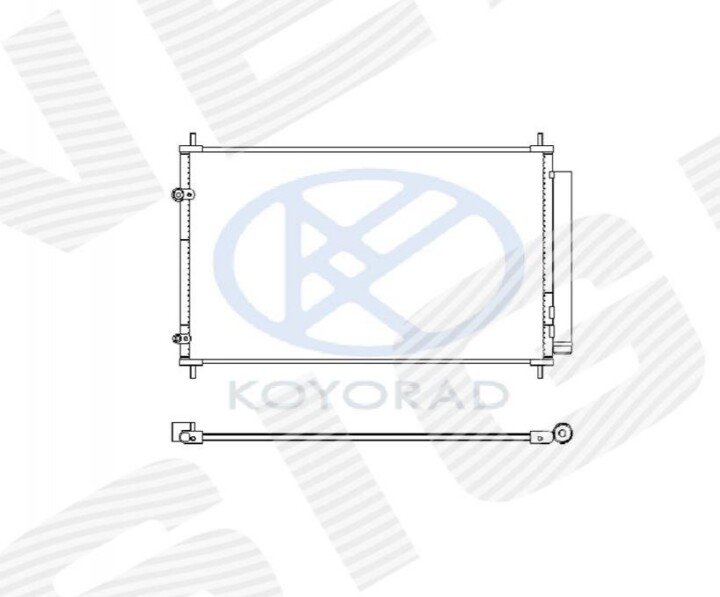 Радіатор кондиціонера SIGNEDA RC940804K (фото 1)