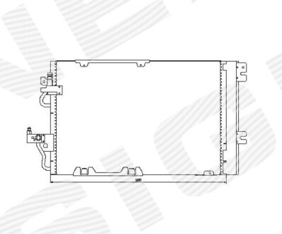 Радіатор кондиціонера SIGNEDA RC94807