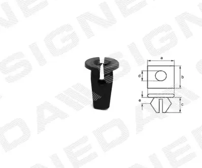 Пластмассовые держатели SIGNEDA T161610
