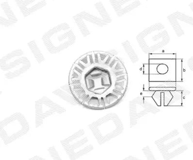 Пластмассовые держатели SIGNEDA T221210