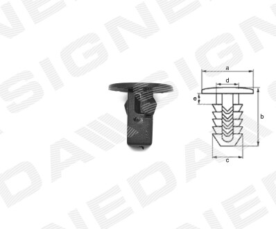 Пластмасові тримачі SIGNEDA T64410