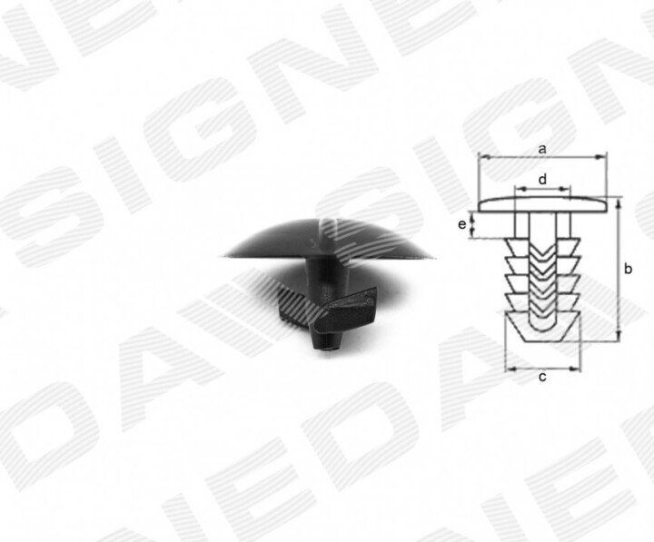 Пластмассовые держатели SIGNEDA T67710 (фото 1)