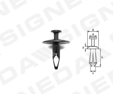 Пластмассовые держатели SIGNEDA T97310