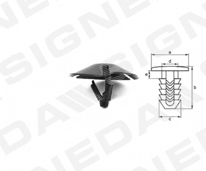 Пластмасові тримачі SIGNEDA T97910 (фото 1)