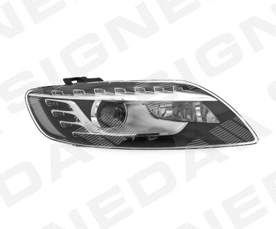 Передня фара audi q7 (4l), 10 - 15 SIGNEDA ZAD111087R