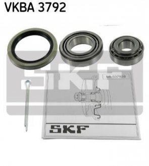 Комплект подшипника ступицы колеса SKF VKBA 3792 (фото 1)