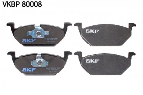 Колодки гальмівні дискові (комплект 4 шт) SKF VKBP 80008