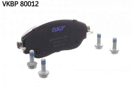 Гальмівні колодки дискові (комплект 4 шт) SKF VKBP 80012