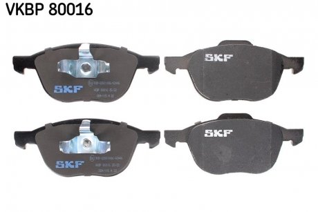 Комплект гальмівних колодок SKF VKBP 80016