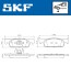 Колодки гальмівні дискові (комплект 4 шт) SKF VKBP 80019 (фото 6)